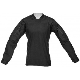 Lancer Tactical TLS HalfShell Combat Long Sleeve Shirt - BLACK