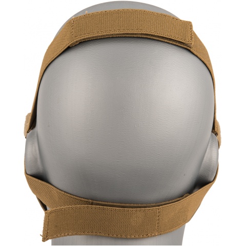 AMA Tactical Skull Lower Face Mask w/ Foam Padding - TAN