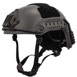 Lancer Tactical Adjustable Maritime Polymer Airsoft Helmet - GRAY (M/L)