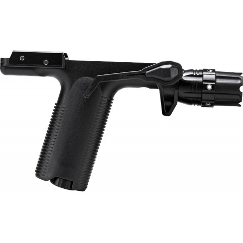 NcStar M4/M16 Picatinny Vertical Grip w/ Light - BLACK