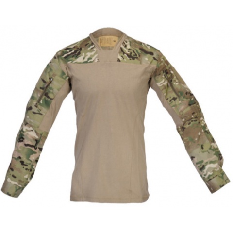 Lancer Tactical TLS HalfShell Combat Long Sleeve Shirt - CAMO
