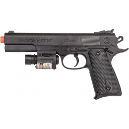 UK Arms P2400 Airsoft Spring Handgun w/ Laser (Color: Black)