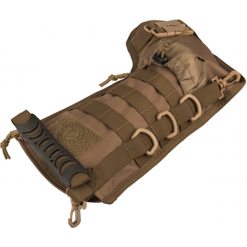 Lancer Tactical 600D Polyester Utility MOLLE Stocking - TAN