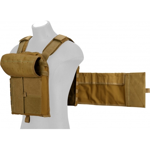 Lancer Tactical QR Tactical Airsoft Tactical Vest (Dark Earth)