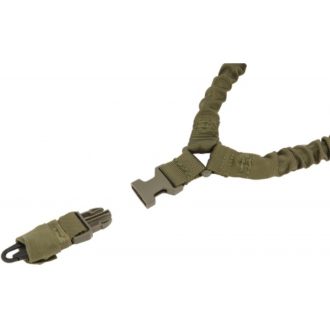 Lancer Tactical Airsoft Single Point QR Sling - OD GREEN