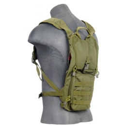 Lancer Tactical Nylon Lightweight Hydration Pack - OD GREEN