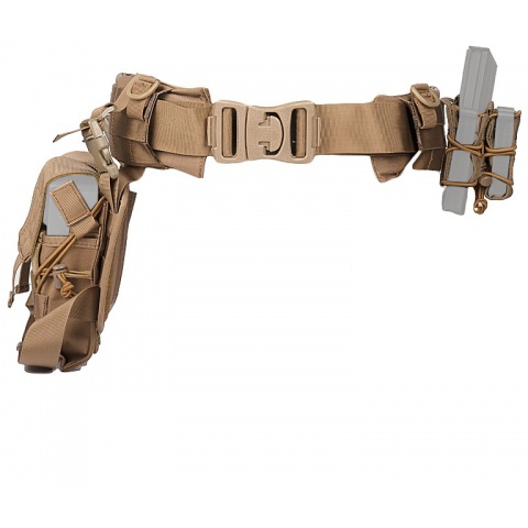 UK Arms Rugged MOLLE LRG Heavy Duty Battle Belt - COYOTE BROWN