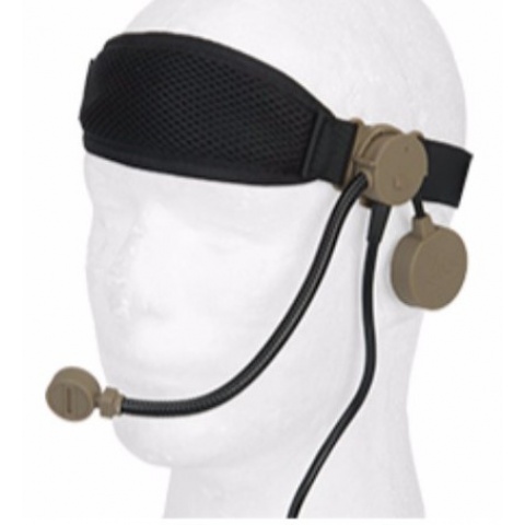 Z-Tactical Cobra Boom Arm Tactical Headset w/ Headband - TAN