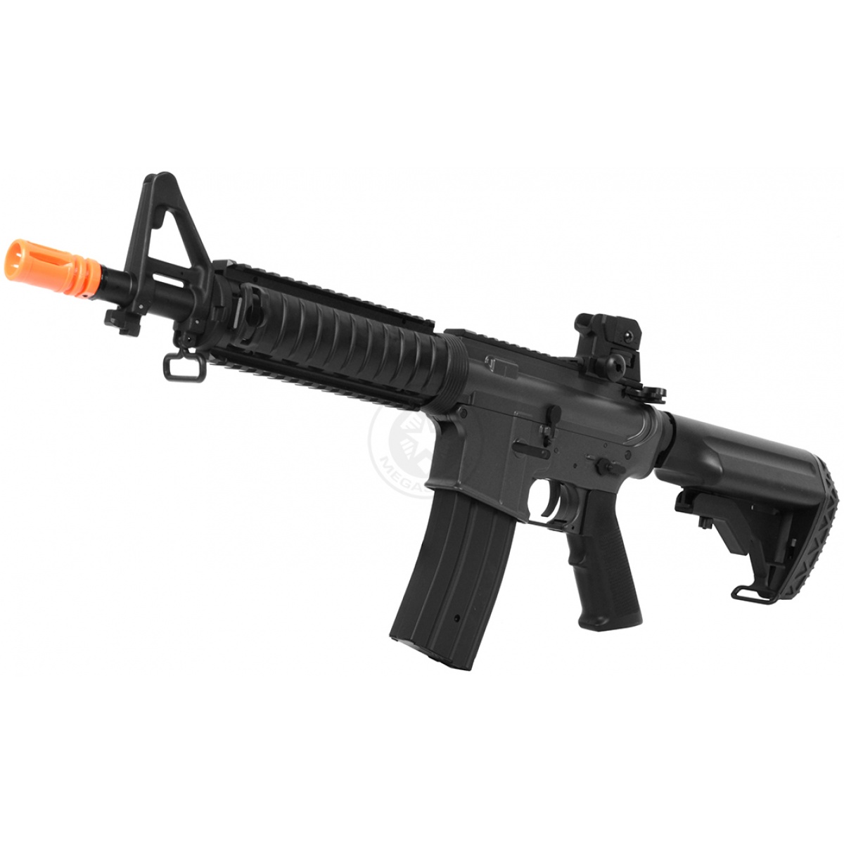 JG Airsoft M4 CQBR AEG Integrated Metal Rail System BLACK Airsoft
