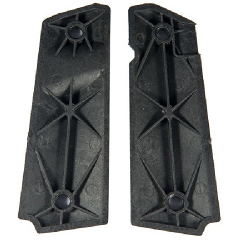 AMA Tactical M1911 Small Squares Pistol Grips - BLACK