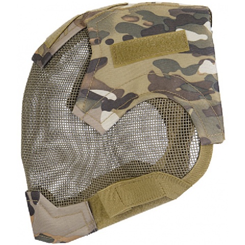AMA Tactical V6 Strike Full Face Wire Mesh Mask - MODERN CAMO