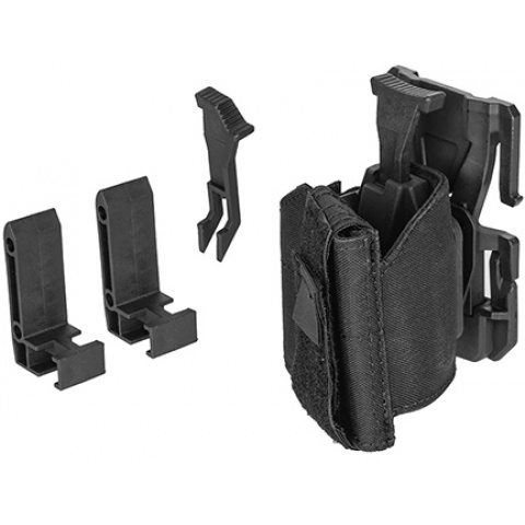 Lancer Tactical Airsoft Universal MOLLE Holster - BLACK