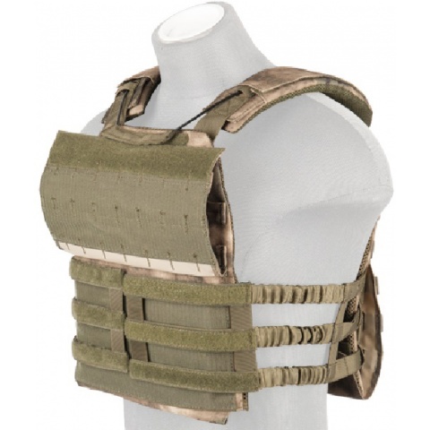 Lancer Tactical 600D Nylon Tactical Vest w/ Shoulder Straps (AT-FG)