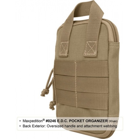 Maxpedition E.D.C. Multi-Tool Pocket Organizer - DARK BROWN