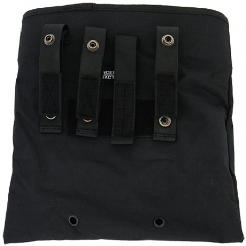Lancer Tactical Airsoft Nylon Large Foldable Dump Pouch - BLACK