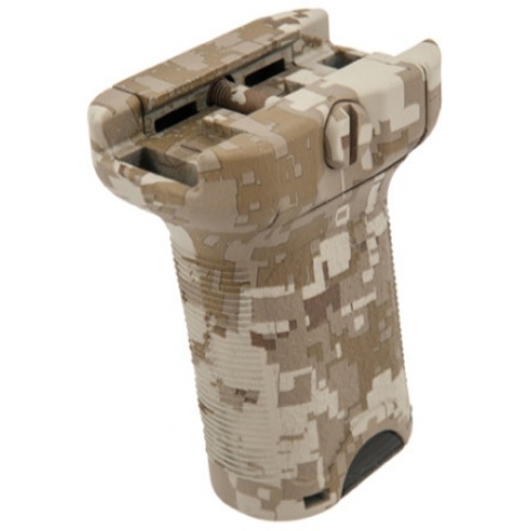 AMA Tactical BR Style Airsoft Short Force Grip - DESERT DIGITAL