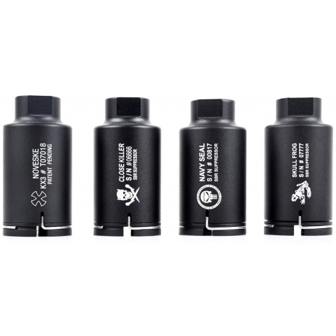 Element NOV M4 Mini Version Flash Hider Close Killer - BLACK