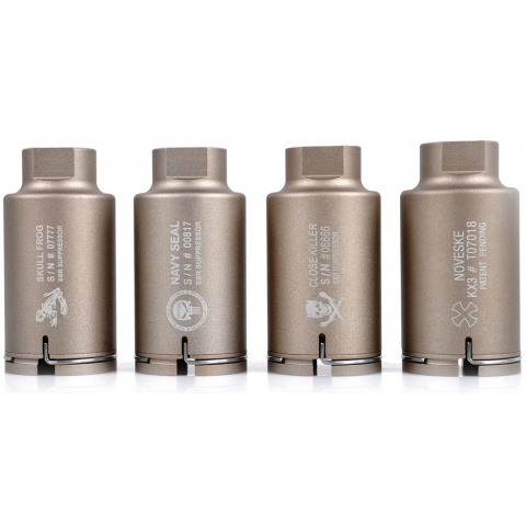 Element NOV M4 Mini Version Flash Hider Close Killer - DARK EARTH