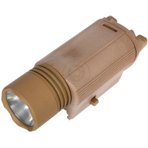 J-Rich 80 Lumen Xenon M3 RIS Gun-Mounted Flashlight - DESERT TAN