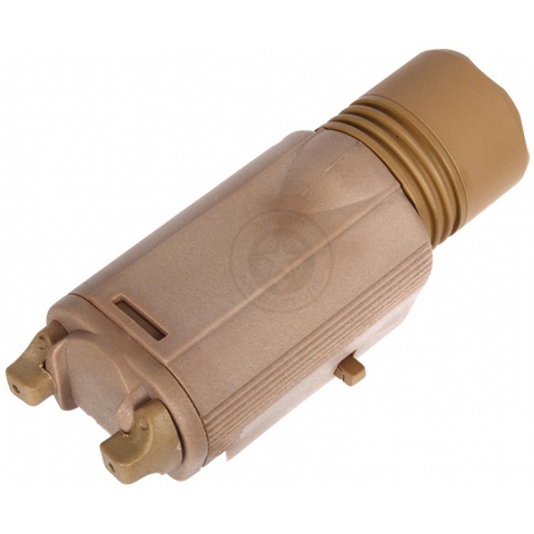 J-Rich 80 Lumen Xenon M3 RIS Gun-Mounted Flashlight - DESERT TAN