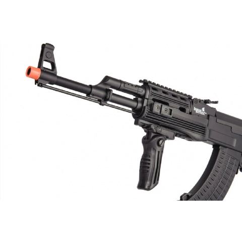 Lancer Tactical Folding Stock AK47 Airsoft AEG w/ Folding Stock - BLK - (Battery & Charger Included)