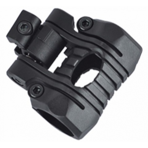 Element Tactical 5-Position Flashlight Rail Mount - BLACK