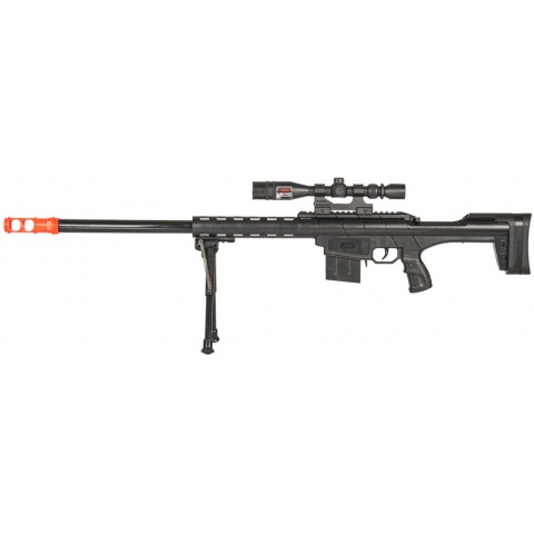 AMA P291A Tactical Spring Sniper W/ Scope & Bipod - BLACK