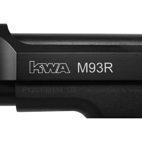 KWA Airsoft Full Metal M93R II Gas Blowback Pistol w/ 3-Round Burst