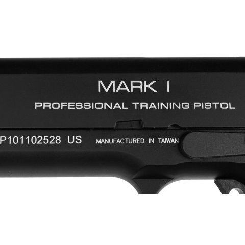KWA Full Metal M1911 MARK 1 PTP Airsoft Gas Blowback Pistol in - BLACK