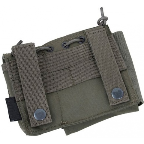 AMA SA Admin MOLLE Pouch w/ Paracord Lacing - RANGER GREEN