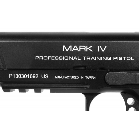 KWA M1911 MKIV PTP Full Metal Gas Blowback Pistol w/ 20mm Rail