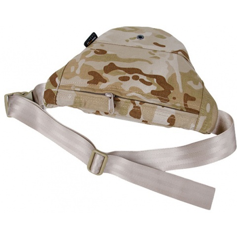 AMA Airsoft Cordura Low Pitched Tactical Fanny Pack - CAMO ARID