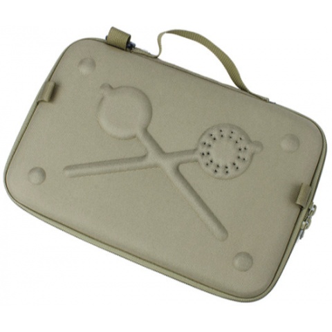 AMA Tactical Airsoft Light Weight EVA Pistol Case - DARK EARTH