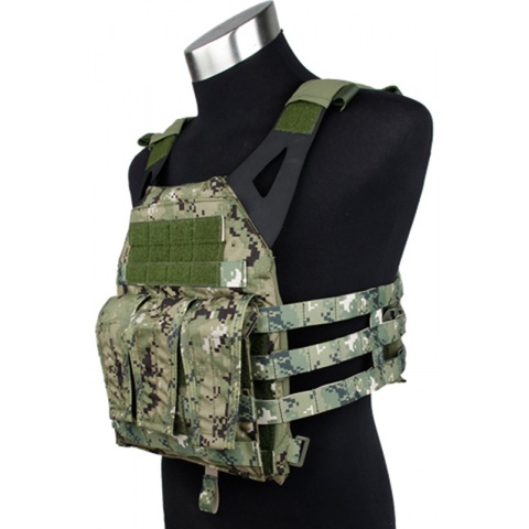 AMA 1000D Plate Carrier Plates Mag Pouches - WOODLAND DIGITAL
