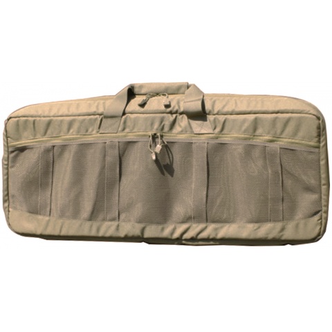 AMA Covert 36-inch Carbine Mesh Carrying Case w/ Ruck Straps - KHAKI