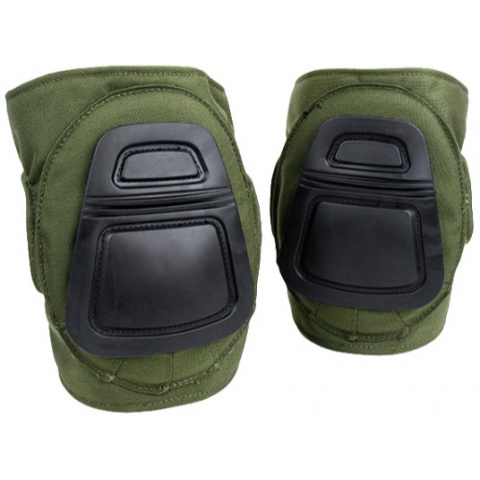AMA 500 Denier Nylon Fabric Tactical DNI Knee Pad Set - OLIVE DRAB GREEN
