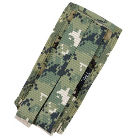 AMA Tactical Airsoft M4 Vertical Magazine Pouch - WOODLAND DIGITAL