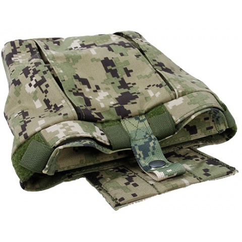 AMA Airsoft Nylon Tactical Combatant Dump Pouch - WOODLAND DIGITAL