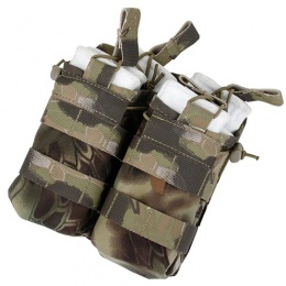 AMA Double Open Top Magazine Pouch w/ Paracord Lacing - MAD