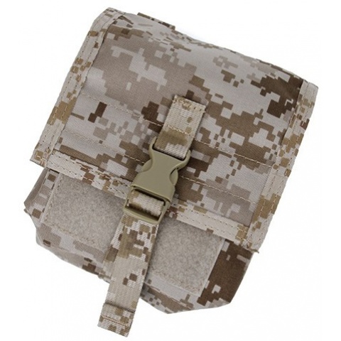AMA Airsoft Tactical MOLLE NVG Battery Pouch - DESERT DIGITAL