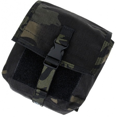 AMA Airsoft Tactical MOLLE NVG Battery Pouch - CAMO BLACK