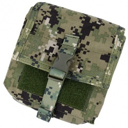 AMA Airsoft Tactical MOLLE NVG Battery Pouch - WOODLAND DIGITAL