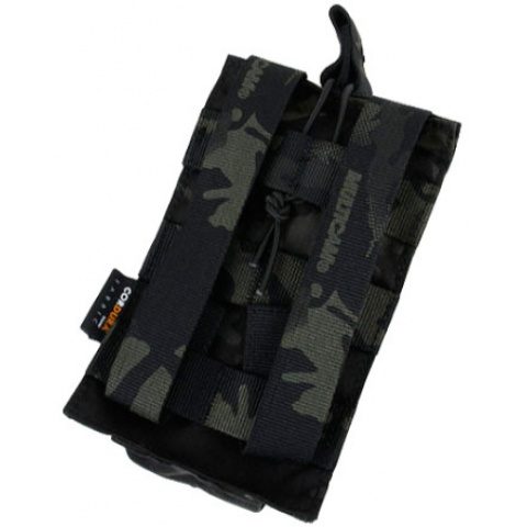 AMA OP HK417 Airsoft Single Tactical Magazine Pouch - CAMO BLACK