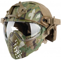 G-Force Piloteer Fast Helmet Adapter Face Mask - CAMO