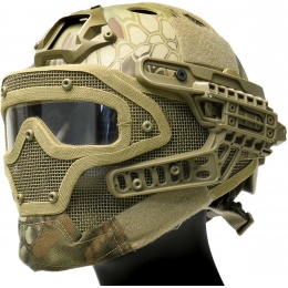 WoSport G4 System Nylon BUMP Helmet Mask w/ Goggles - MAD