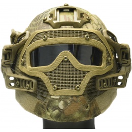 WoSport G4 System Nylon BUMP Helmet Mask w/ Goggles - MAD