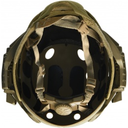 G-Force G4 System Nylon BUMP Helmet Mask w/ Goggles - TAN