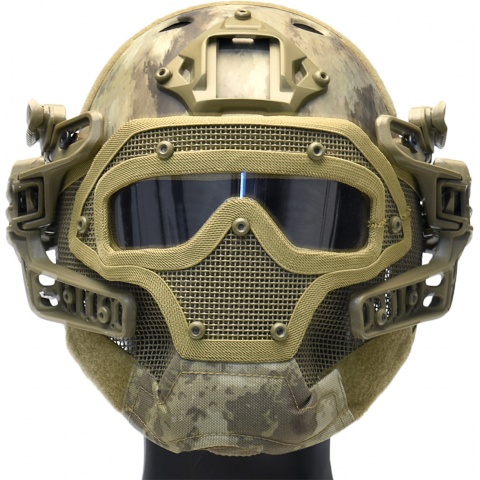 WoSport G4 System Nylon BUMP Helmet Mask w/ Goggles - AT