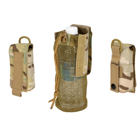 G-Force Tactical 1000D Nylon Folding Water Bottle Bag II - CAMO