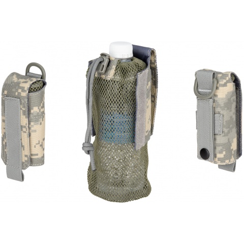 G-Force Tactical 1000D Nylon Folding Water Bottle Bag II - ACU